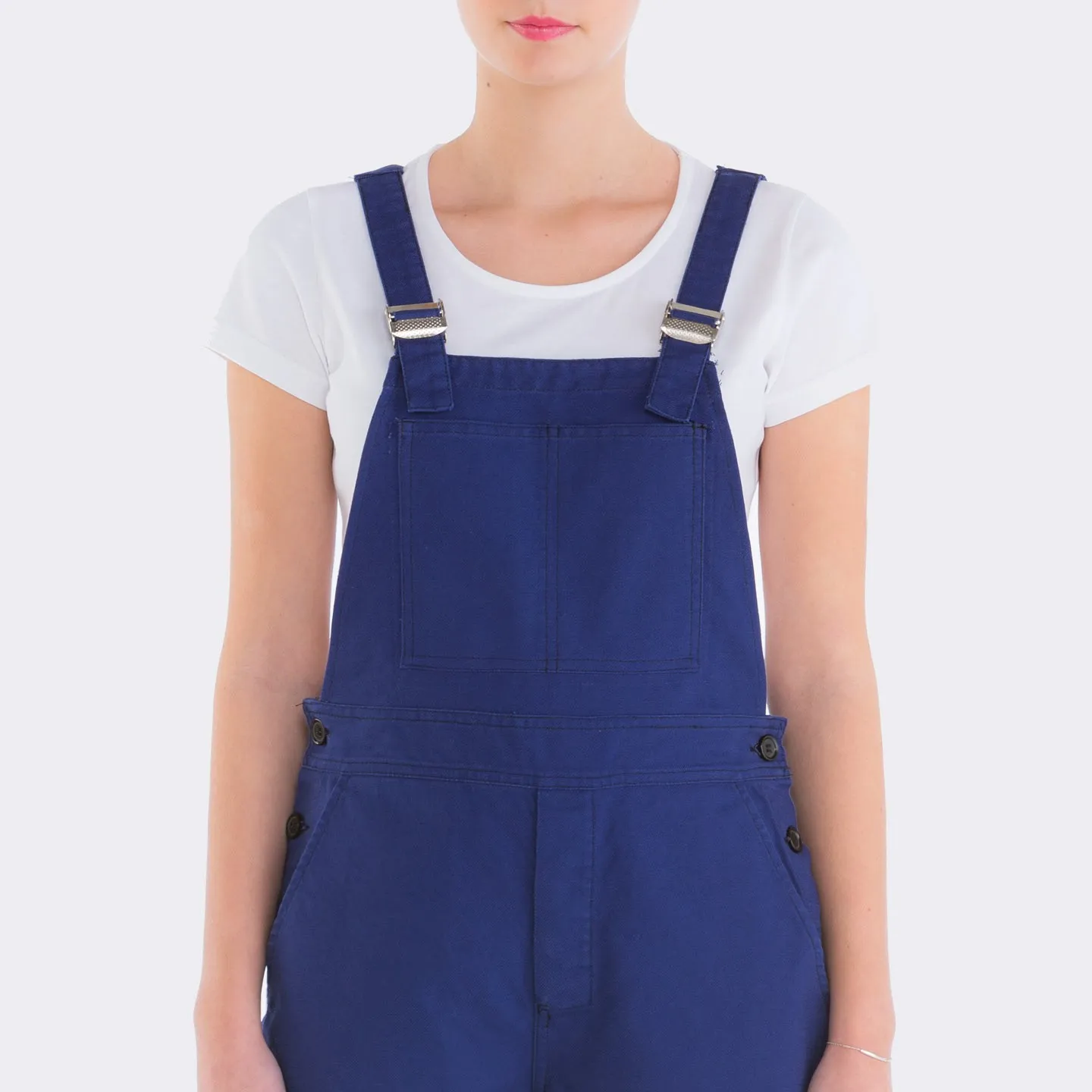 Bib overall in organic twill for women 1G/196F Vétra