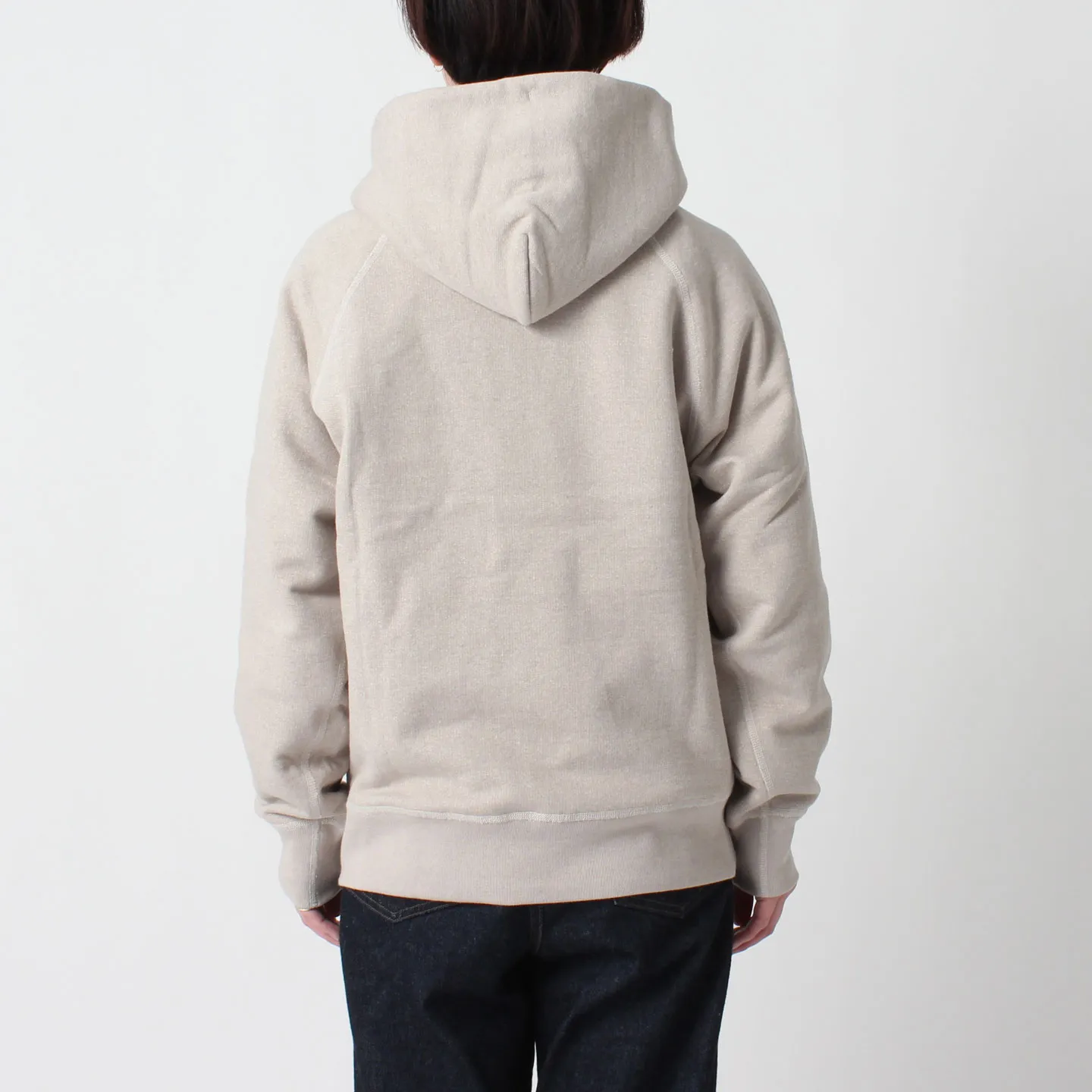 Zip Hoodie Beige100% cotton, unisex #OR-C0153 Orcival