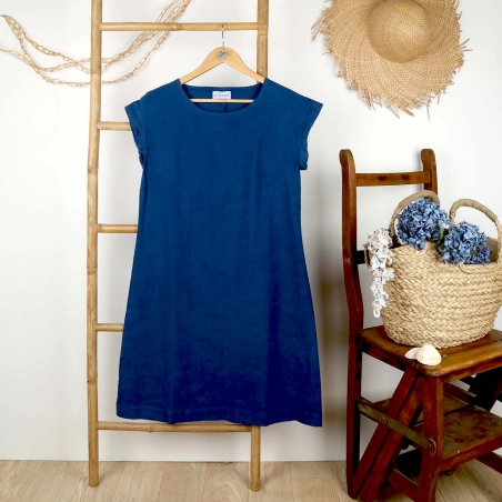 Marjolaine, linen and cotton dress Le Glazik