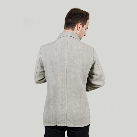 Jacket in Heavy Linen fabric 2L/5C Cordage