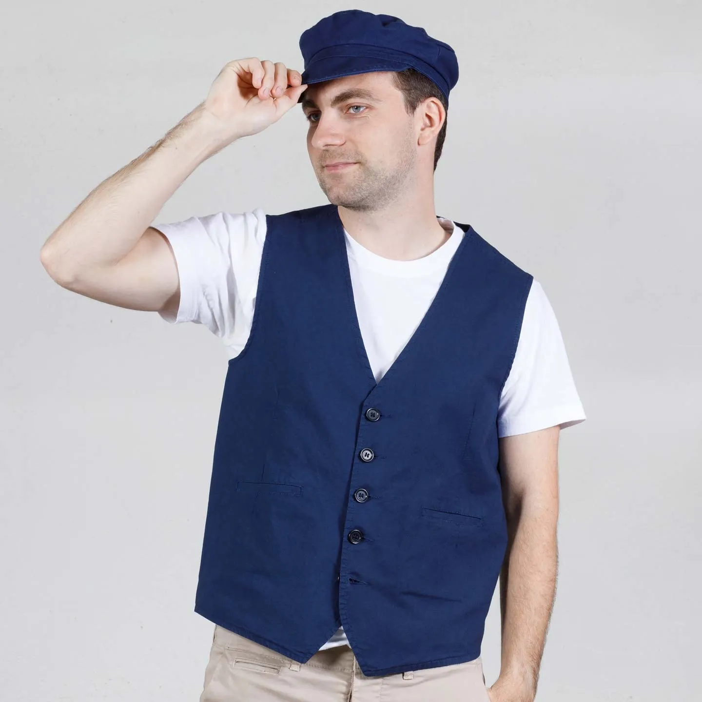 Gilet workwear en toile légère 4N/937P