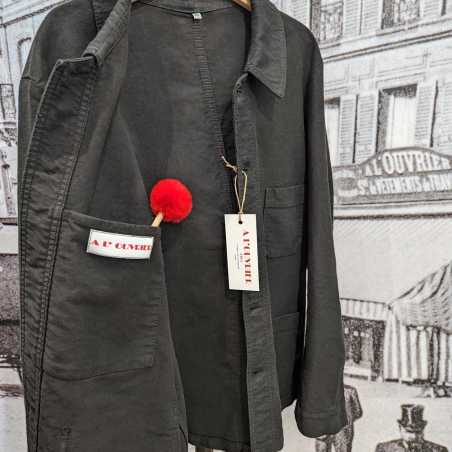 Ancestral moleskin work jacket A L'Ouvrier Coltin made in France