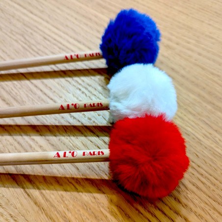 3 colours sailor's lucky charms "pompom" on pencils