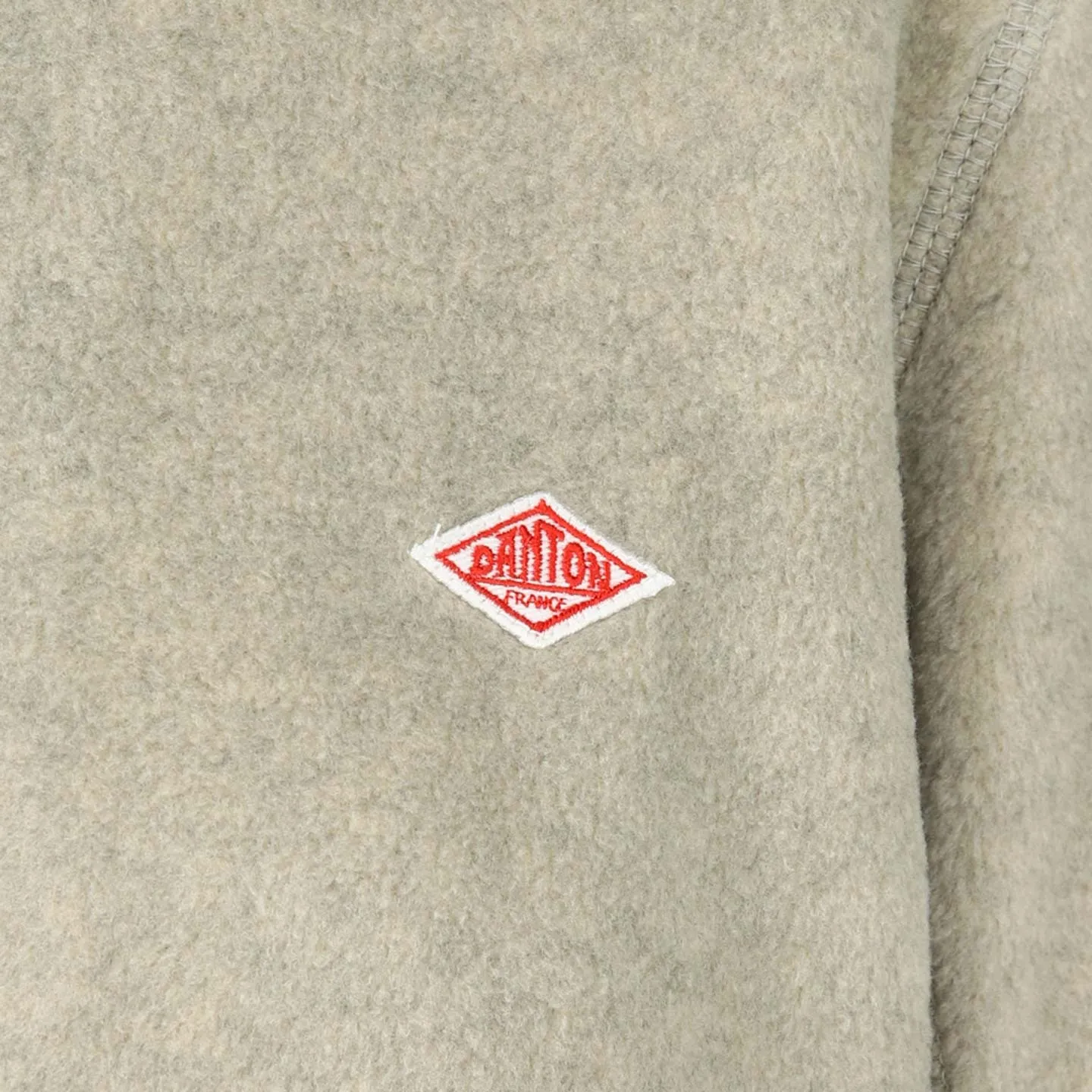 Fleece Collarless Jacket Marble #JD-8911_M Danton