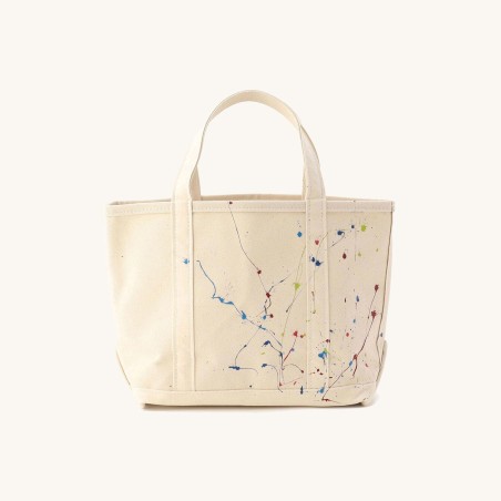 Painted canvas tote bag medium Orcival