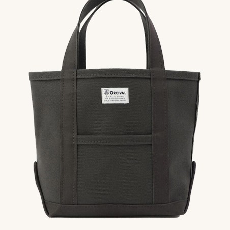 The charcoal tote-bag by Orcival in small size Orcival