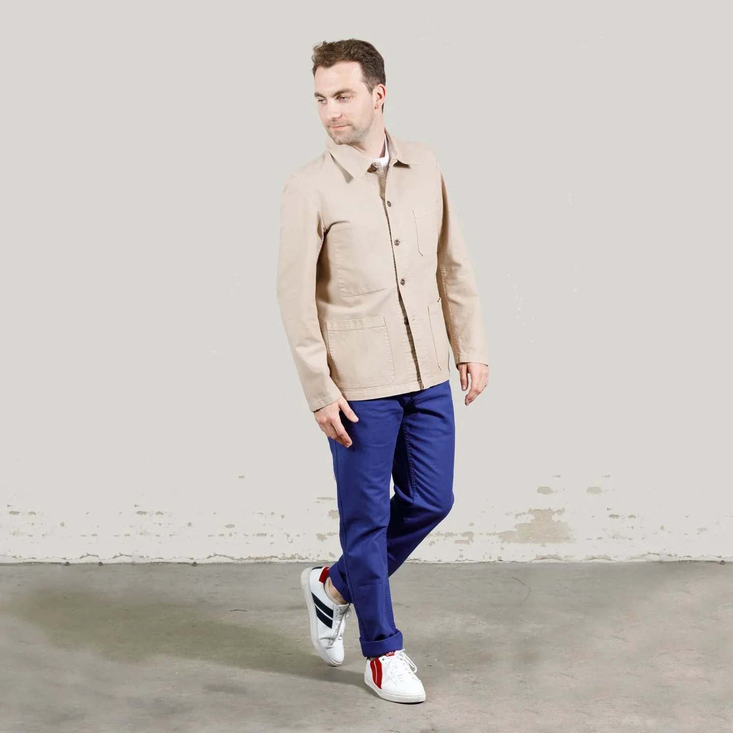 Veste de travail en coton biologique 1G/5C Vétra Veste de travail en coton biologique 1G/5C Vétra
