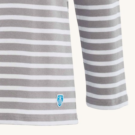 Striped shirt White / Cumulus, unisex Orcival