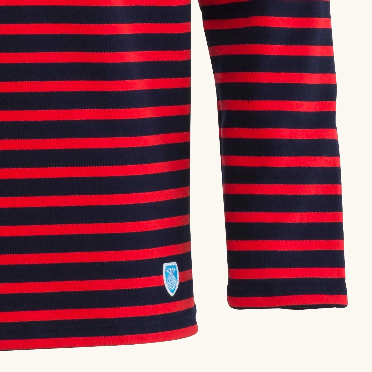 Striped shirt Navy / Red, unisex Orcival