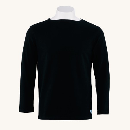 Marinière Noir Uni, mixte Orcival