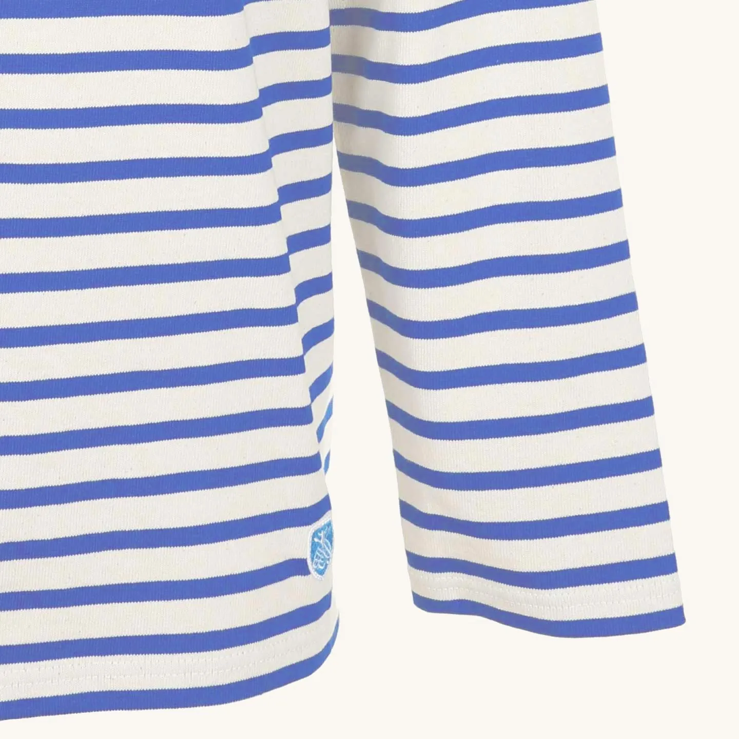 Striped shirt Ecru / Blue, unisex Orcival