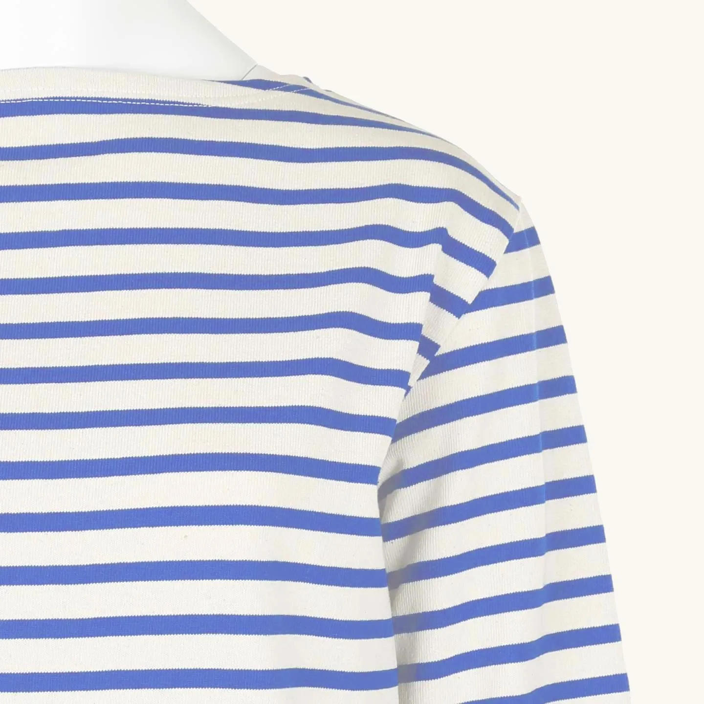 Striped shirt Ecru / Blue, unisex Orcival