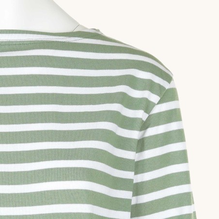 Striped shirt Spruce / White, unisex Orcival
