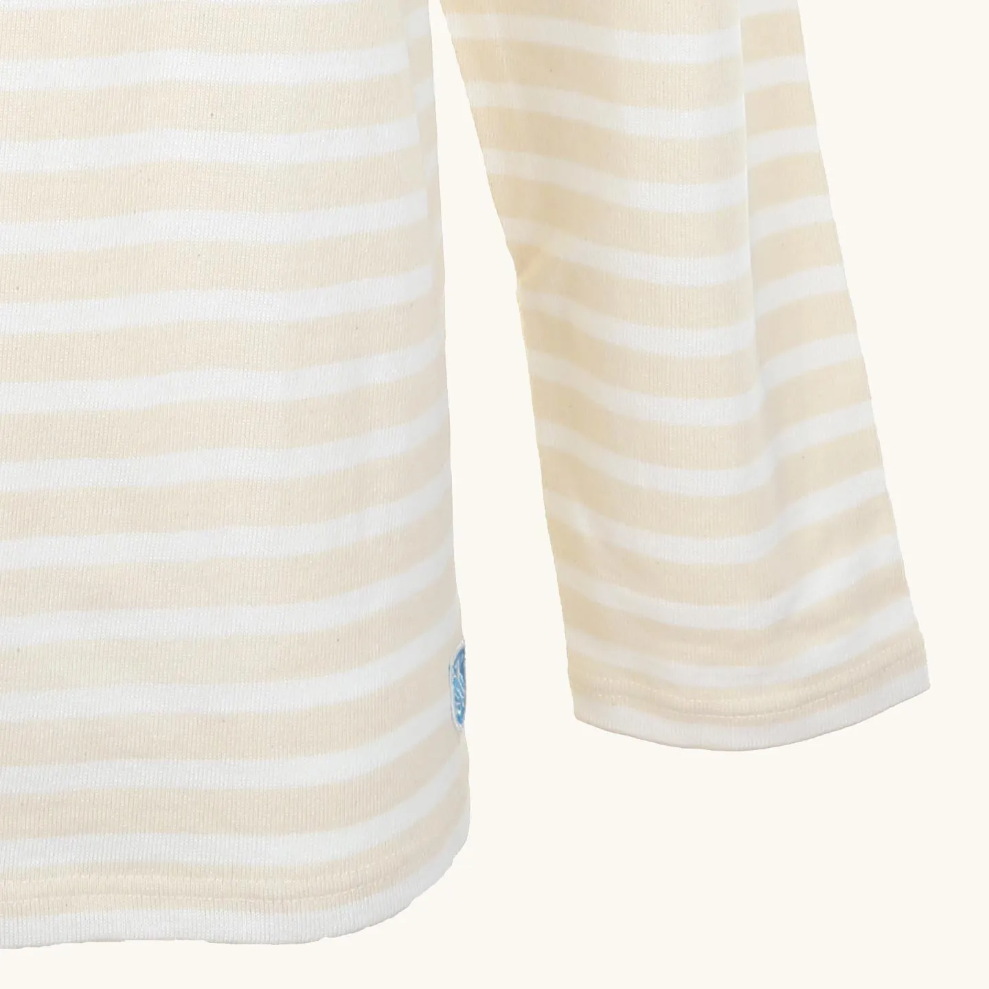 Striped shirt Ecru / White, unisex Orcival