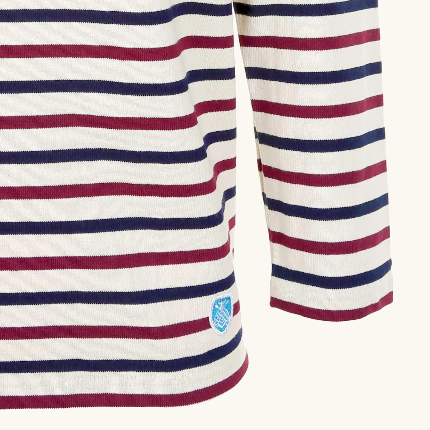 Striped shirt Ecru / Marine / Hermes, unisex