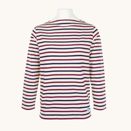 Striped shirt Ecru / Marine / Hermes, unisex