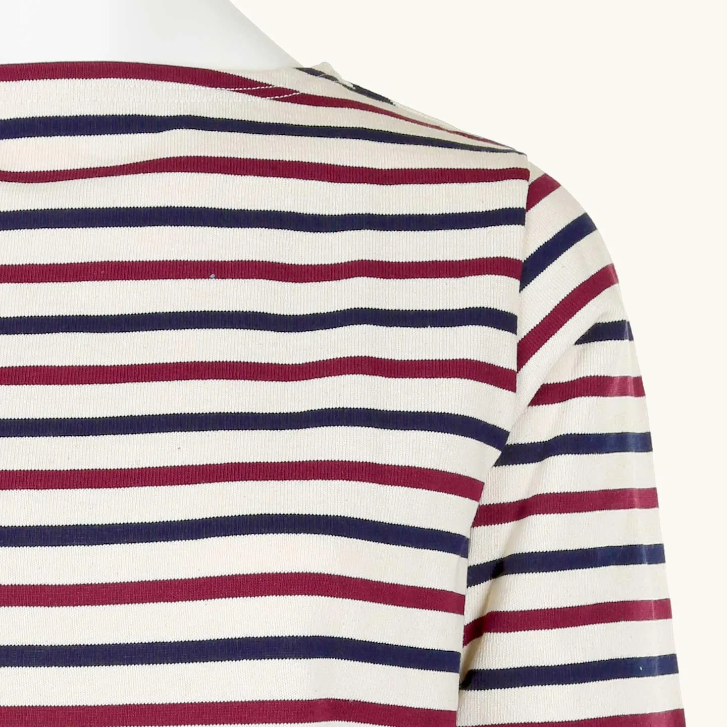 Striped shirt Ecru / Marine / Hermes, unisex