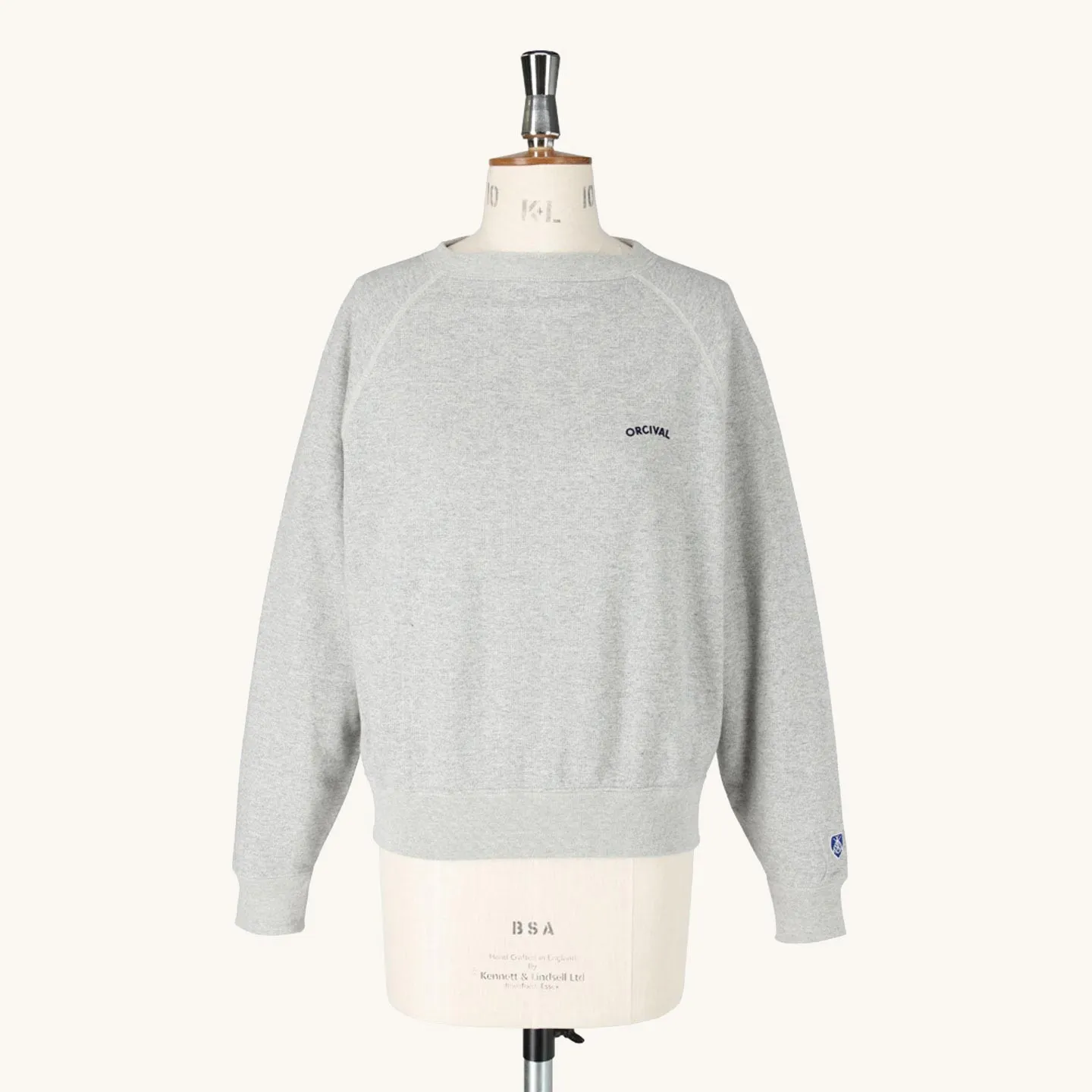 Sweat molleton avec col bateau Gris #OR-C0158 MAZ Orcival