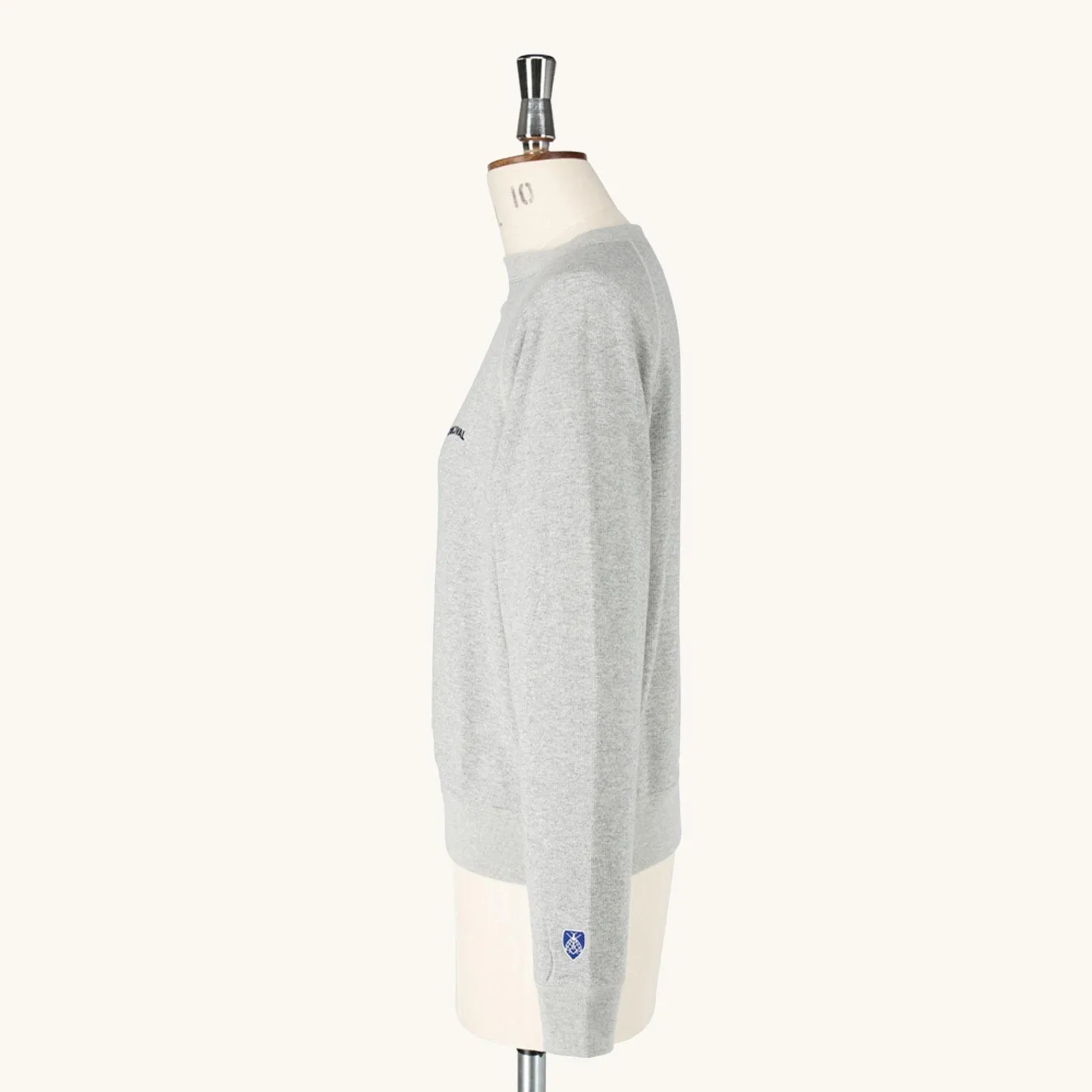 Sweat molleton avec col bateau Gris #OR-C0158 MAZ Orcival