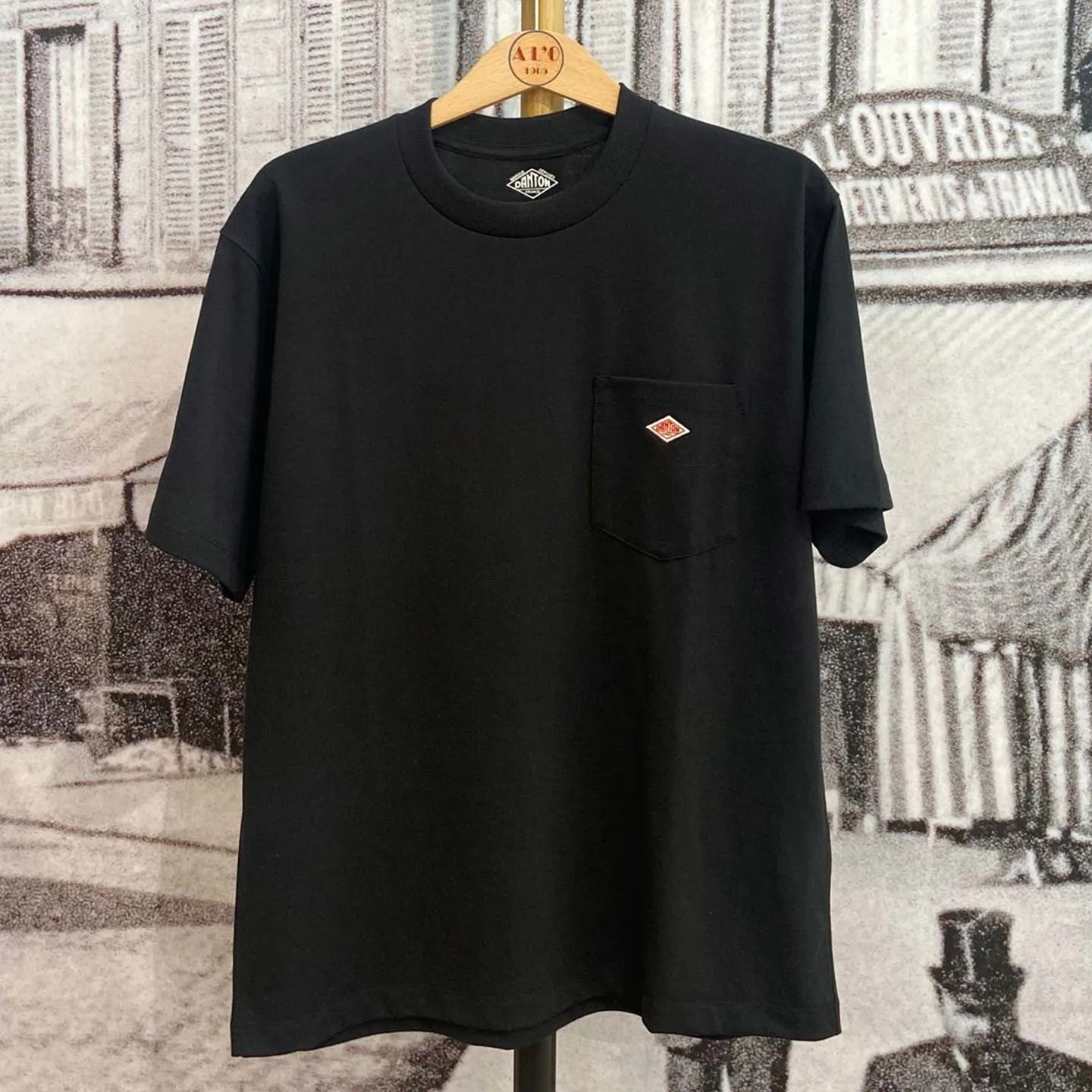 Danton Pocket Tshirt #DT-C0198 TCB Black