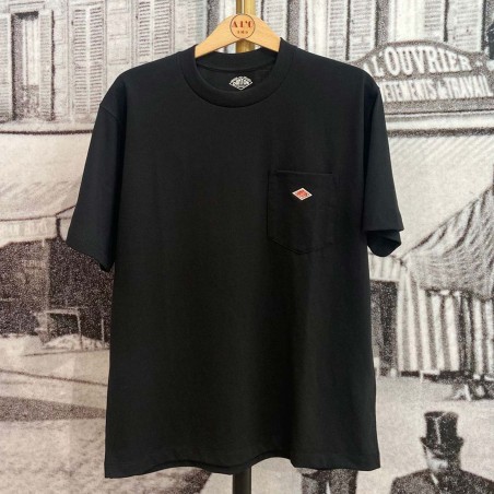 Le Tshirt Danton à poche poitrine #DT-C0198 TCB black