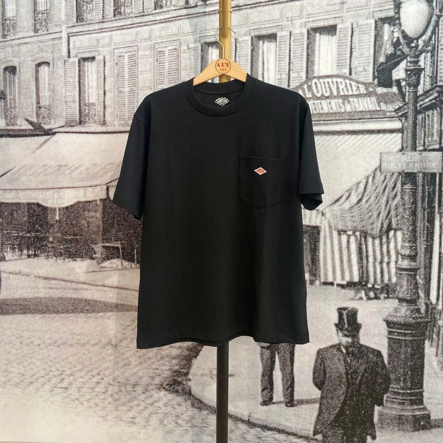 Danton Pocket Tshirt #DT-C0198 TCB Black