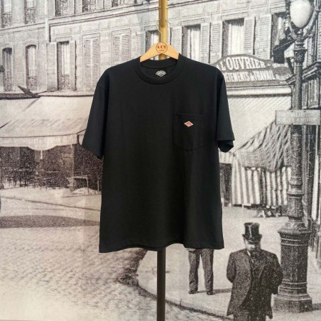 Le Tshirt Danton à poche poitrine #DT-C0198 TCB black