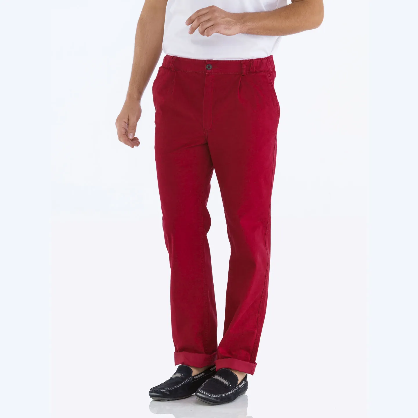 Picabia, Stretch gabardine pants and tapered leg bottoms Le Glazik Kermes