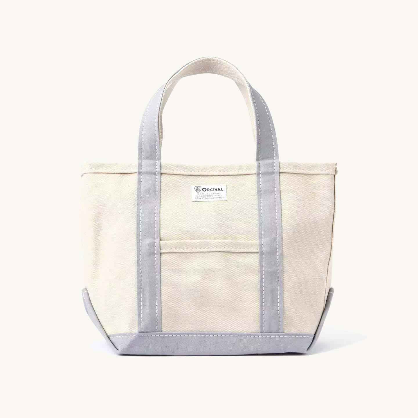 The Smocky Blue tote bag, in a small size, by Orcival