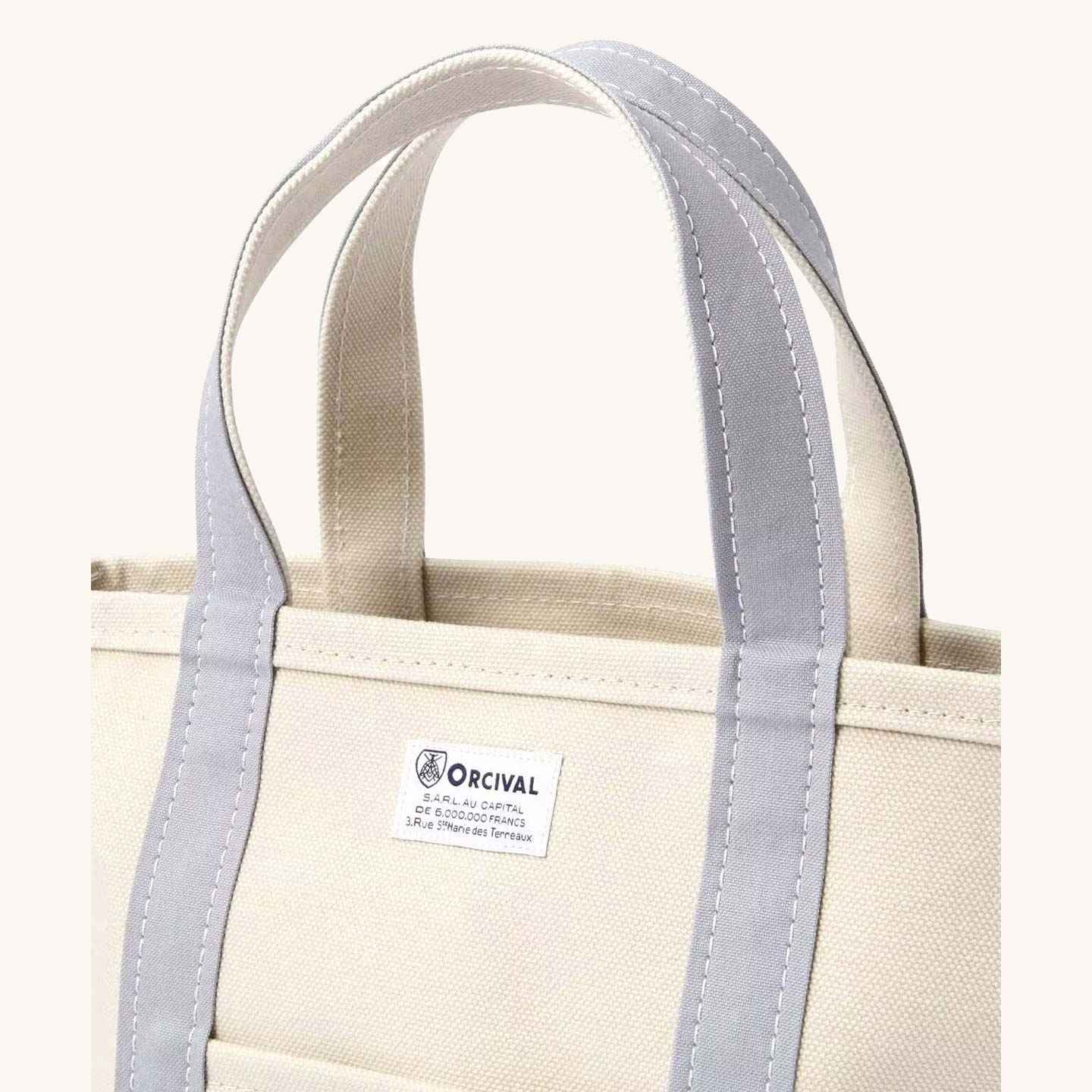 The Smocky Blue tote bag, in a small size, by Orcival