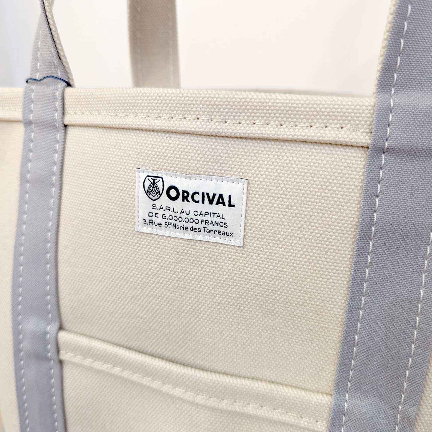 The Smocky Blue tote bag, in a small size, by Orcival
