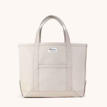 The Sand Beige tote bag, in a medium size, by Orcival