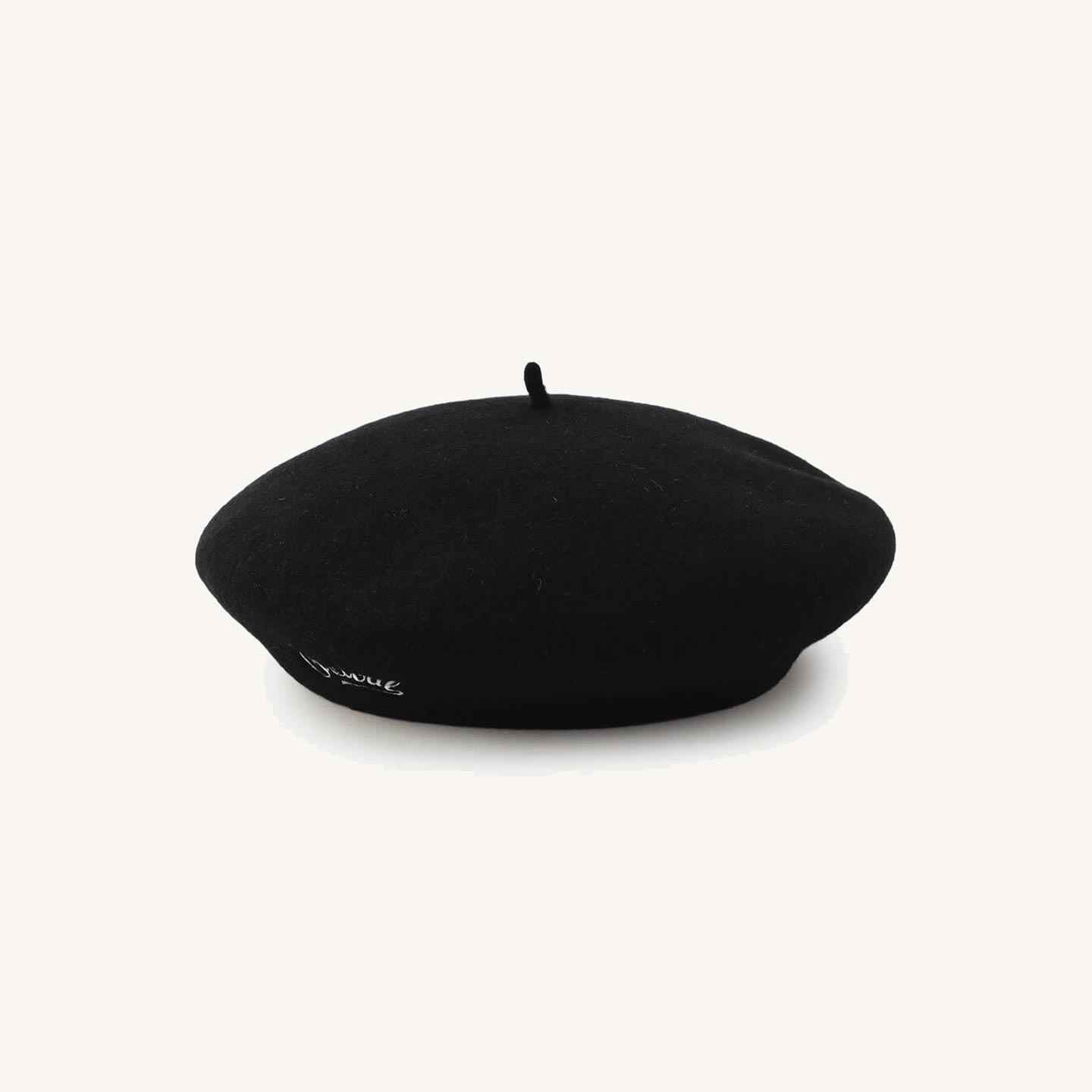 French Beret in 100% wool Black