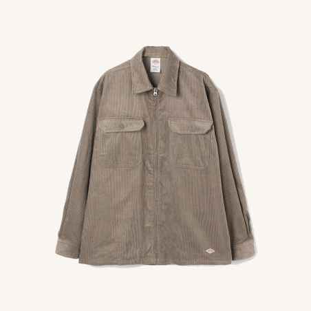 Zip Corduroy Jacket zipped danton