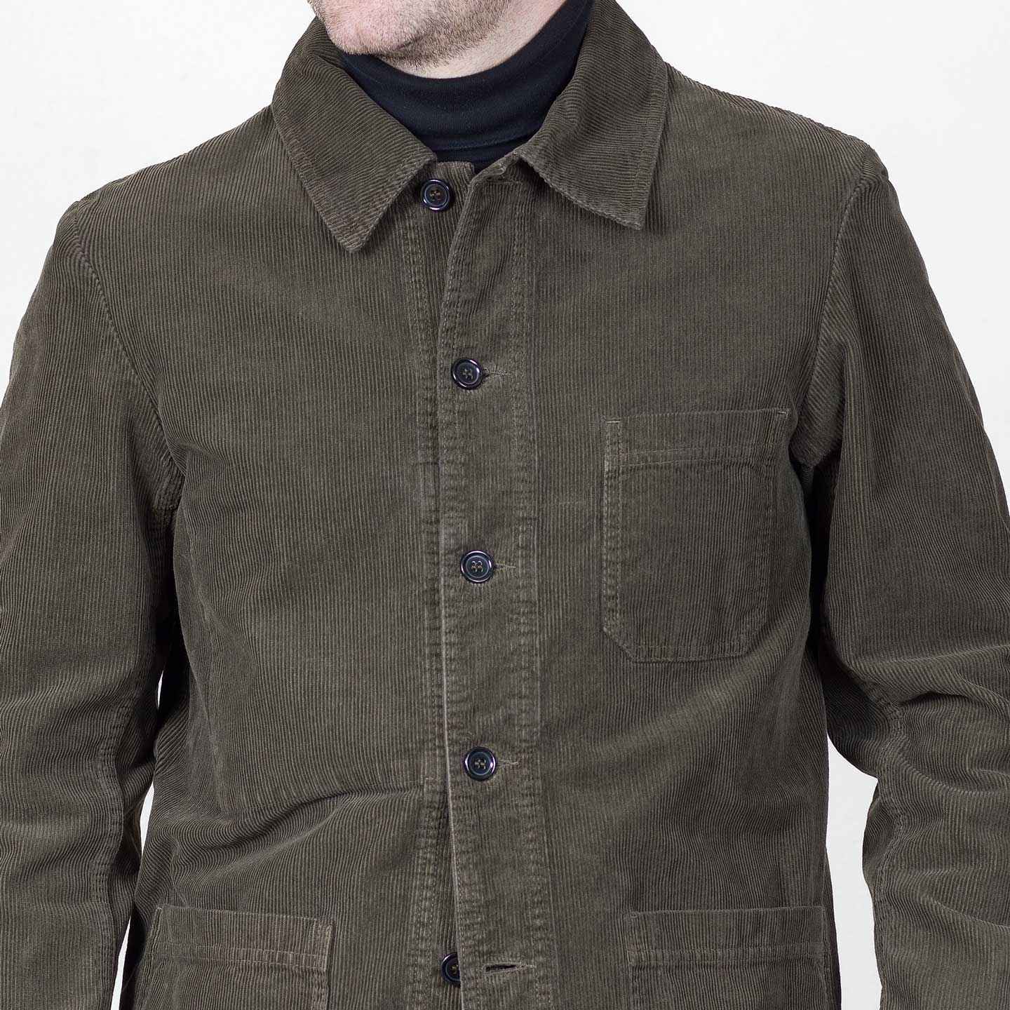 Soft Corduroy Workwear Jacket 2B/5 truffle VETRA