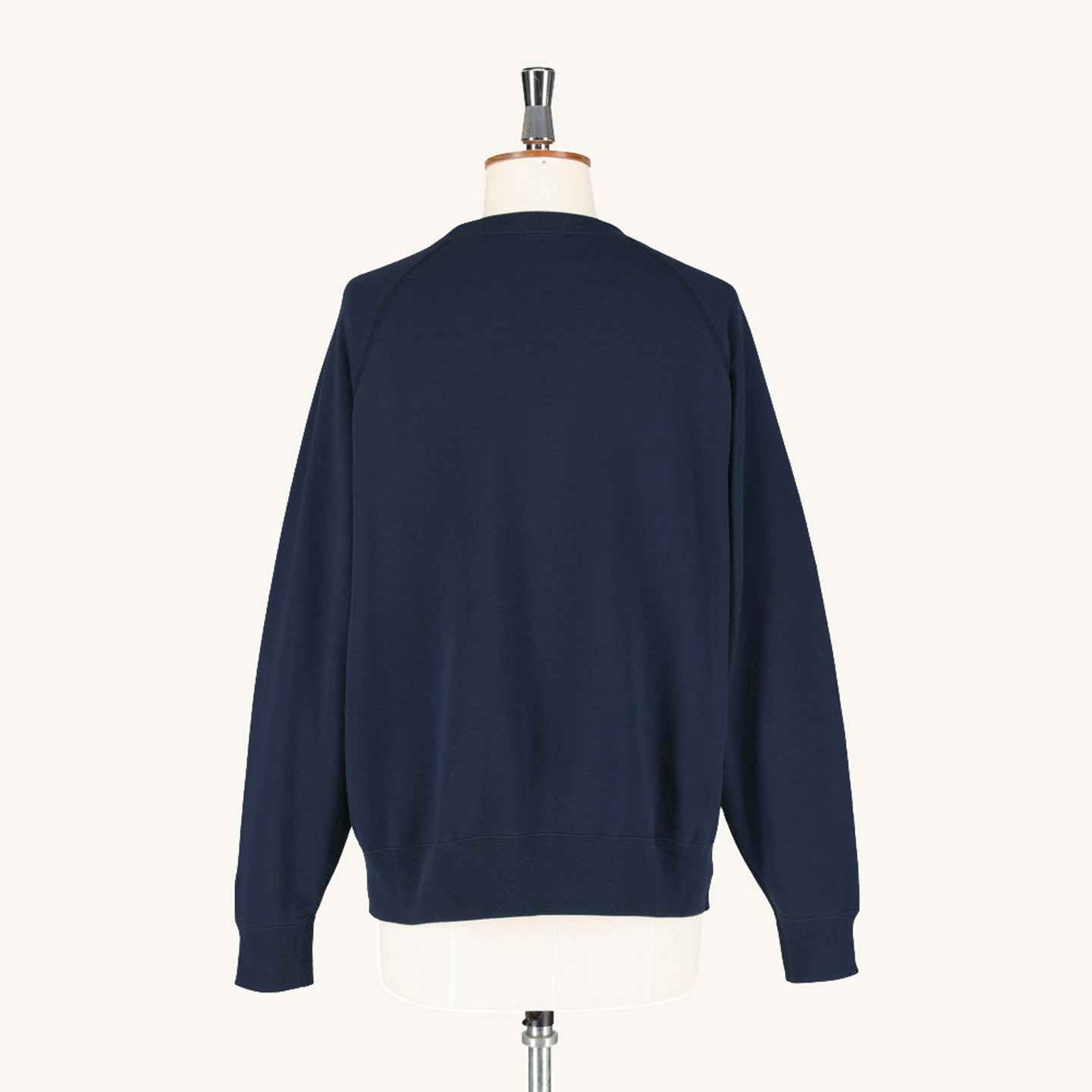 Sweat molleton avec col bateau Navy