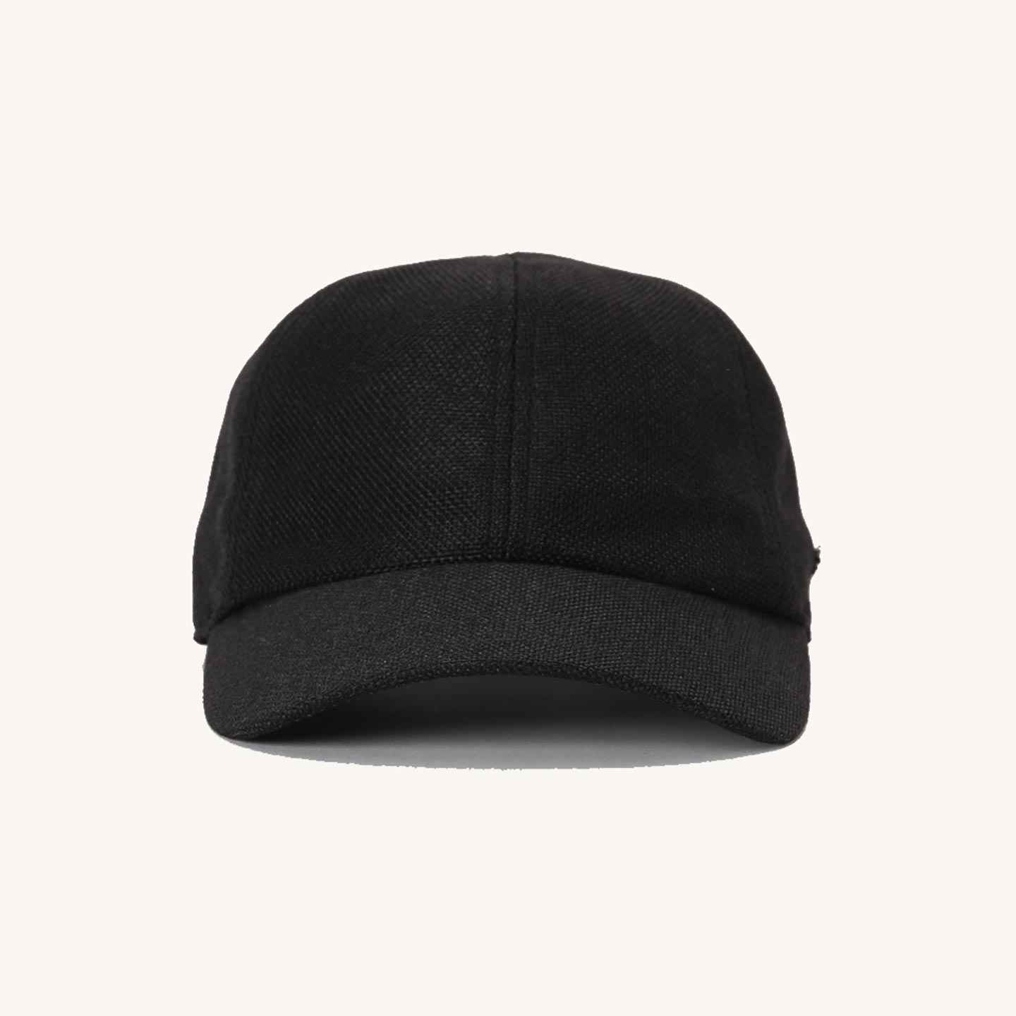 Natural Rafia like Cap black Orcival Natural Rafia like Cap black Orcival