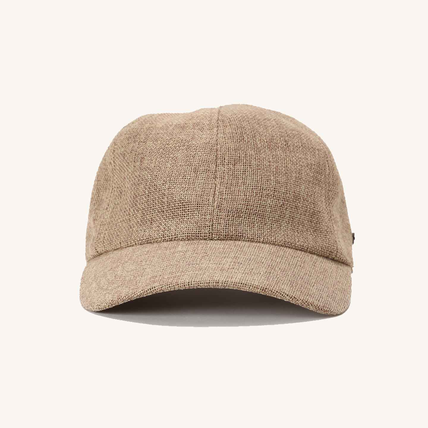 Casquette naturelle imitation rafia sand