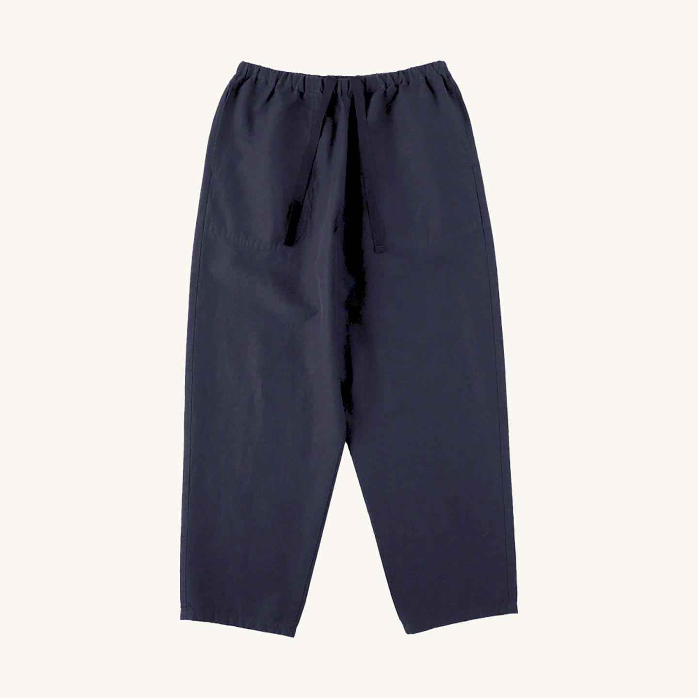 Wool like elasticated Easy Pants navy