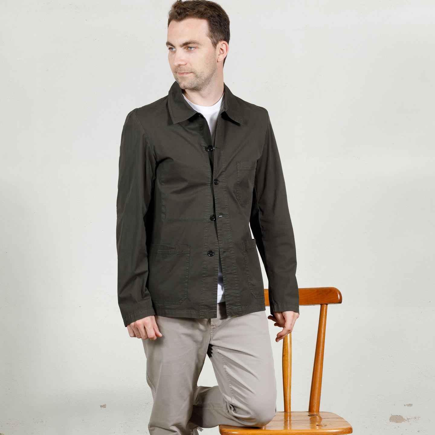 Veste de travail en toile légère 4N/5 VETRA Khaki Veste de travail en toile légère 4N/5 VETRA Khaki