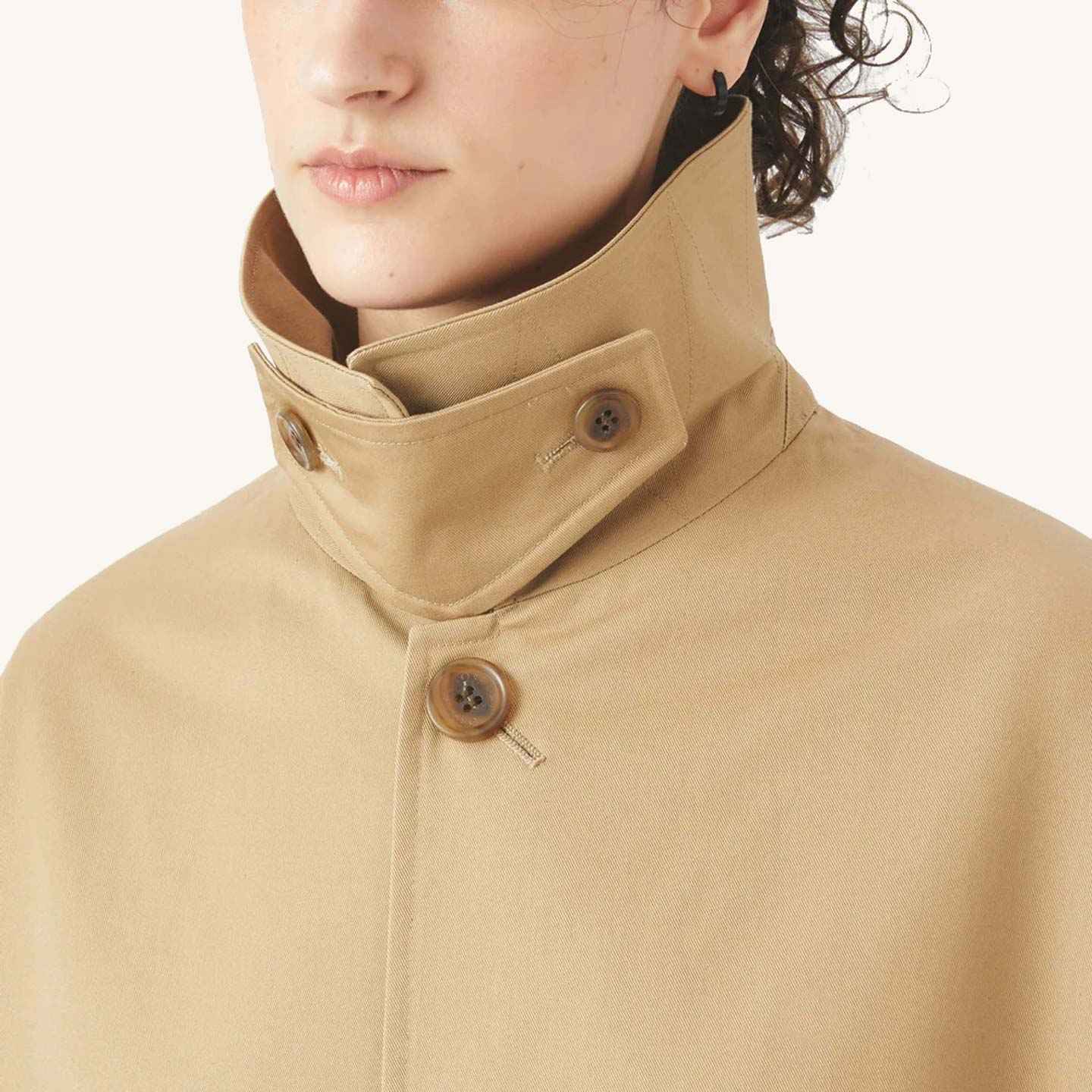 Oversized coat in high density gabardine Orcival \ A L O - 1905