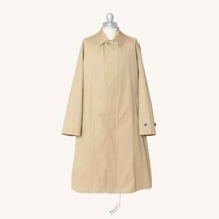 Oversized coat in organic cotton