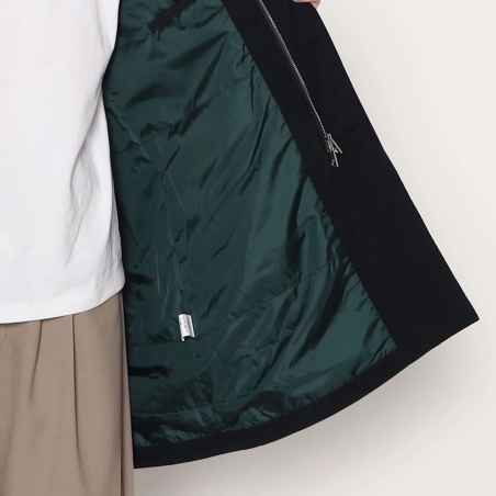 Danton Balmacaan Coat Navy #DT-A0702 PNT