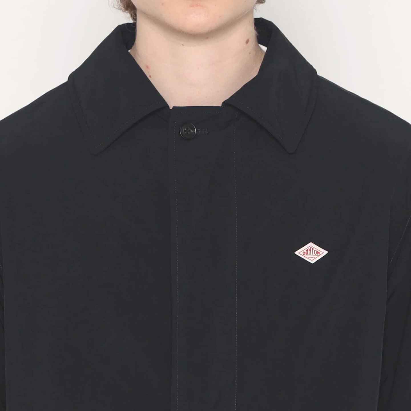 Danton Balmacaan Coat Navy #DT-A0702 PNT