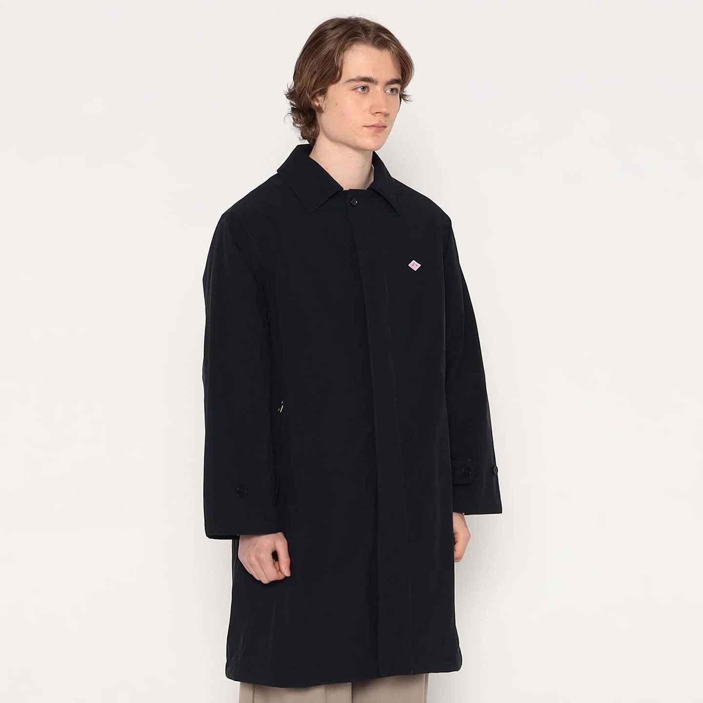 Danton Balmacaan Coat Navy #DT-A0702 PNT