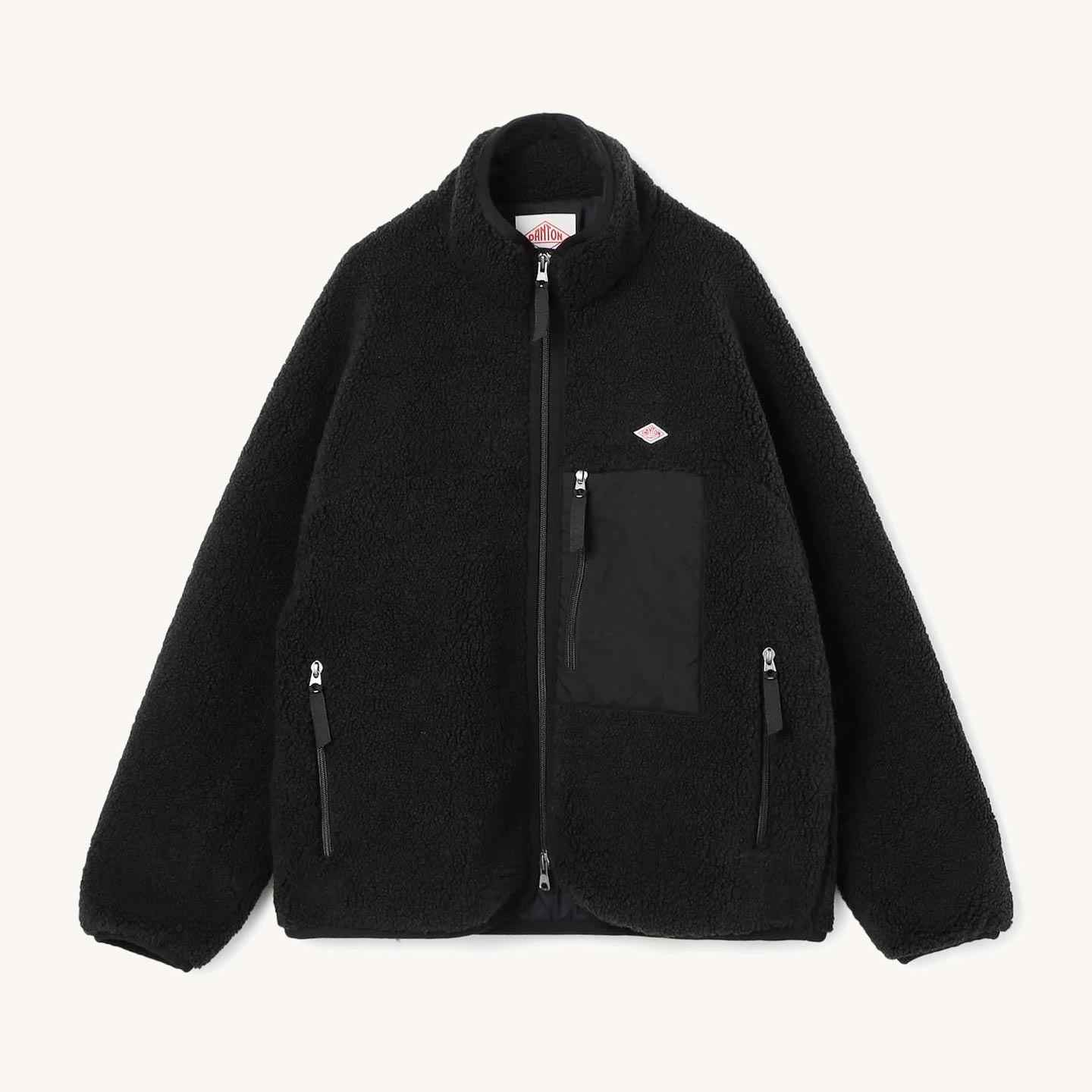 Veste boa Danton noir #DT-A0194 LBA