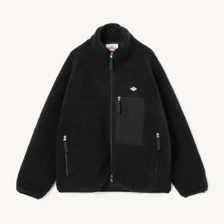 Veste boa Danton noir #DT-A0194 LBA