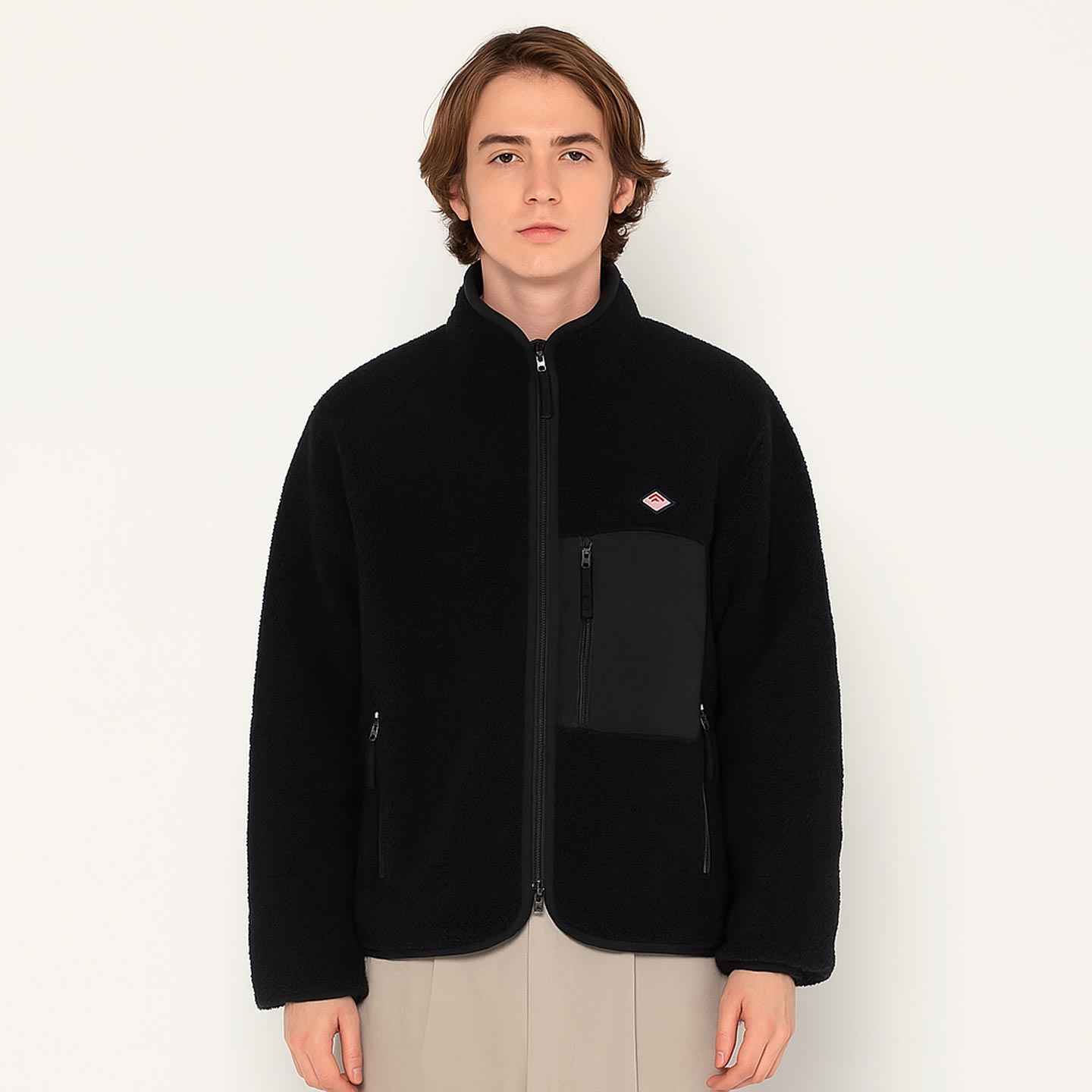 Insulated Boa jacket Danton black #DT-A0194 LBA