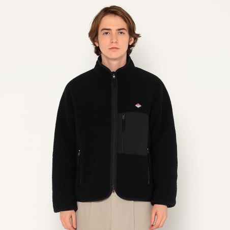 Veste boa Danton noir #DT-A0194 LBA