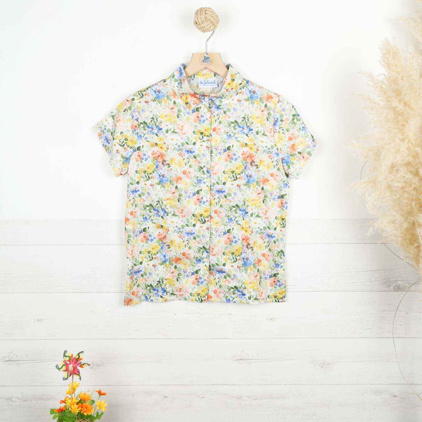 Marceline, Liberty-like Blouse by Le Glazik